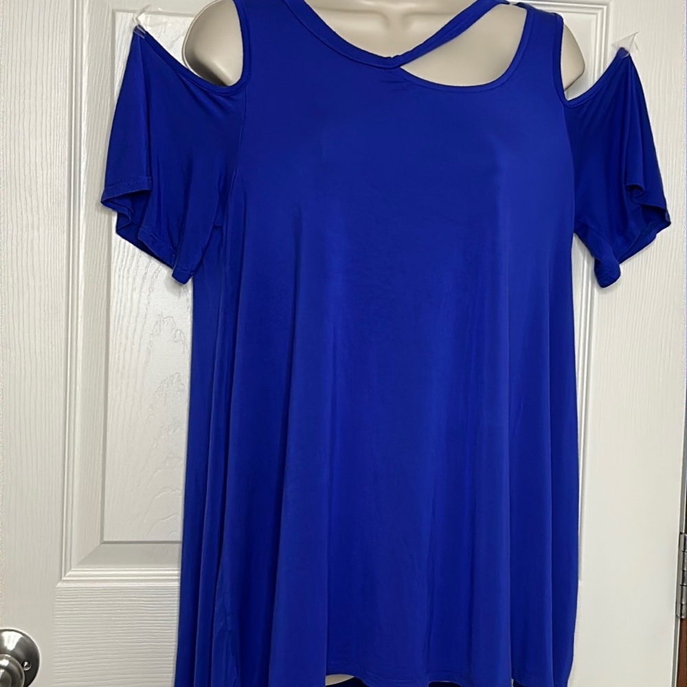 143 STORY | TUNIC | MED | ROYAL BLUE